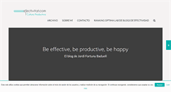 Desktop Screenshot of efectivitat.com