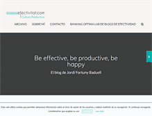 Tablet Screenshot of efectivitat.com